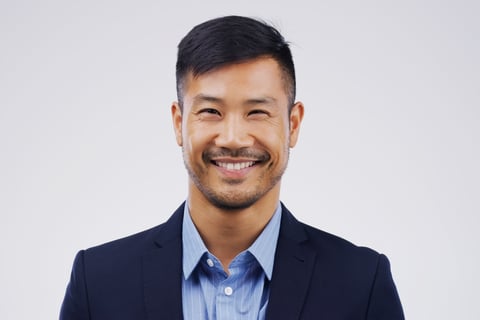 Handsome young man portrait